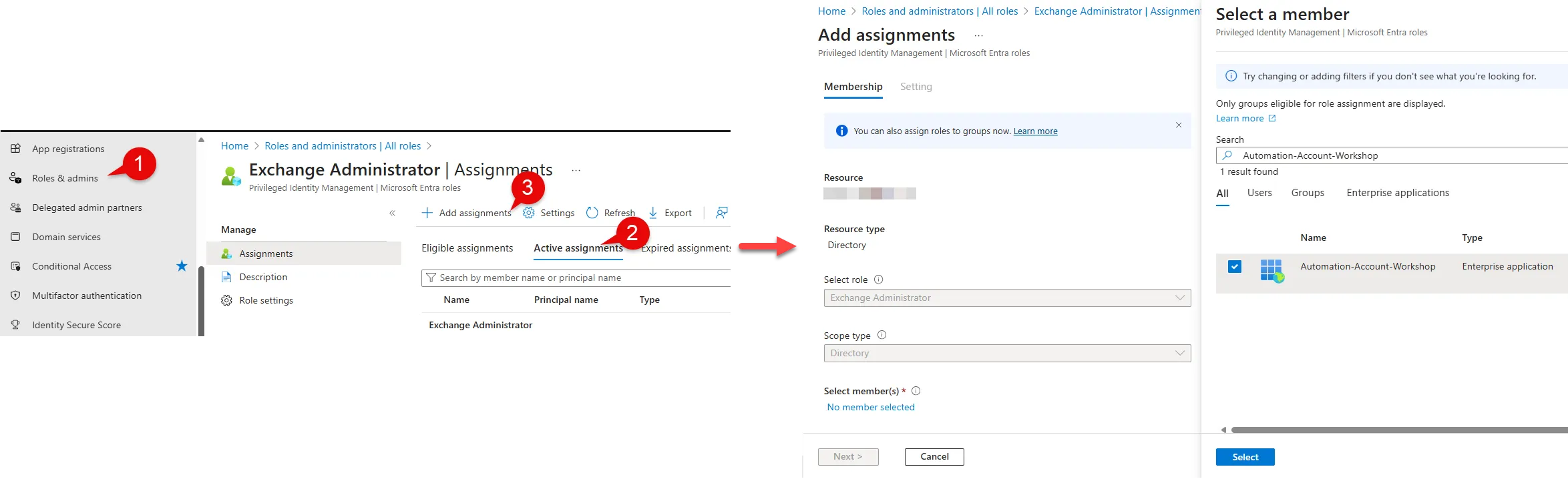 Assigning Entra role to a managed identity